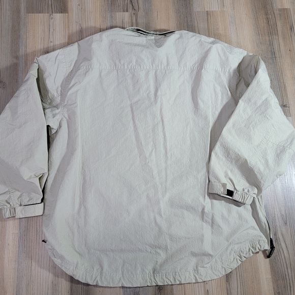 Vintage Mens Ralph Lauren and Chaps Nylon pullover Tan Jacket Size XL - Picture 2 of 12